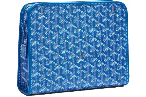 Goyard Jouvence Toiletry Bag MM Blue 2026 | Drip Kickz Goyard Jouvence Toiletry Bag MM Blue - Image 3