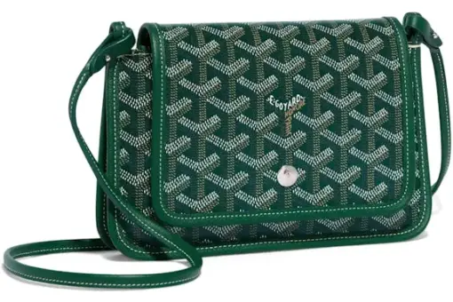 Goyard Plumet Pouch Green Front View