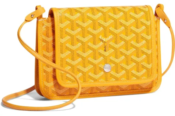 Goyard Plumet Pouch Yellow 2026 | Drip Kickz Goyard Plumet Pouch Yellow Front View