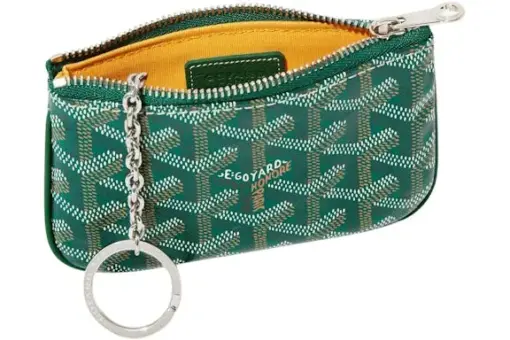Goyard Sénat Nano Key Pouch Green Front View