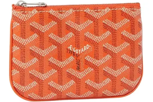 Goyard Sénat Nano Key Pouch Orange Front View