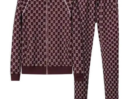 Gucci GG Supreme Monogram Tracksuit Red