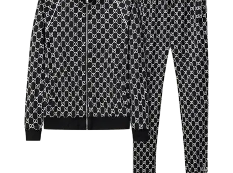 Gucci GG Supreme Monogram Tracksuit Black