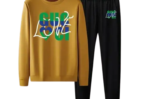 Gucci Tracksuit Yellow/Black M1