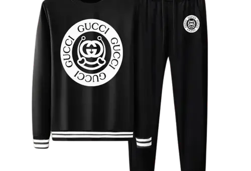 Gucci GG Cercle Logo Tracksuit Black