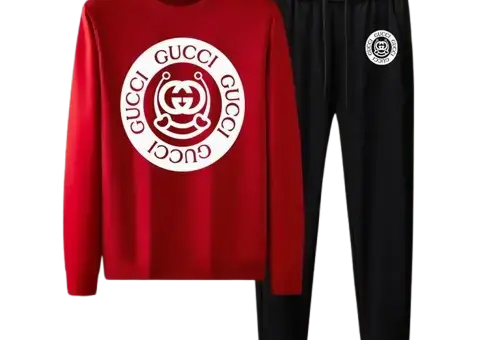Gucci GG Cercle Logo Tracksuit Red/Black