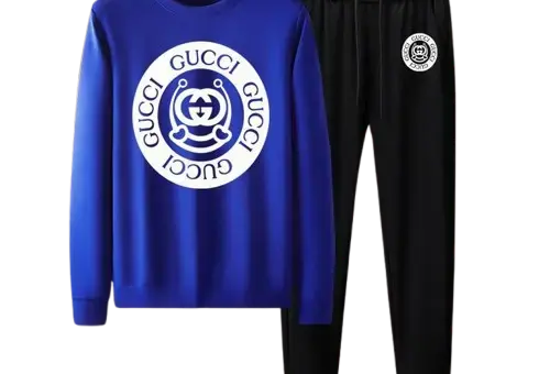 Gucci GG Cercle Logo Tracksuit Blue/Black