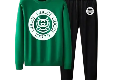 Gucci GG Cercle Logo Tracksuit Green/Black