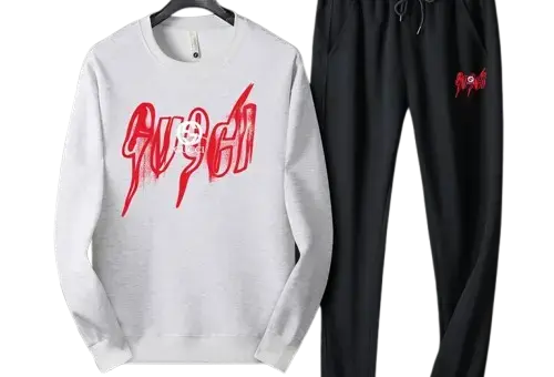 Gucci Hacker Casual Logo Tracksuit White