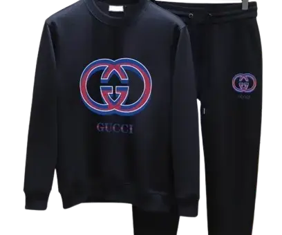 Gucci Logo Tracksuit Black