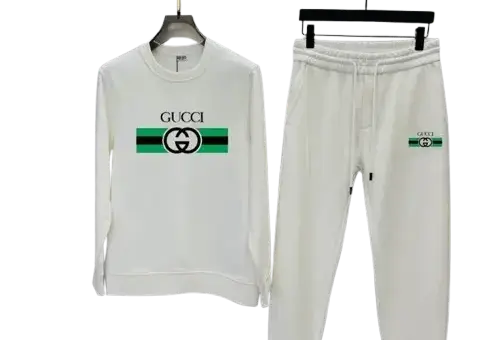 Gucci Sweatshirt & Jogging Pants White