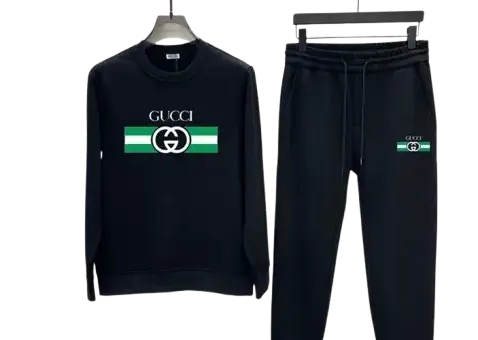 Gucci Sweatshirt & Jogging Pants Black