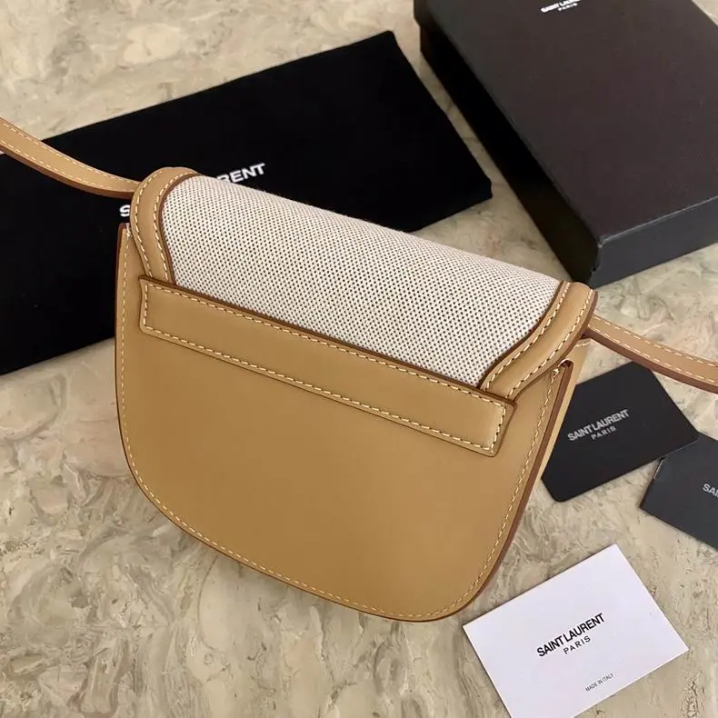 YSL Kaia Mini Bag Brown & White M1 2026 | Drip Kickz YSL Kaia Mini Bag Brown & White M1 - Image 2
