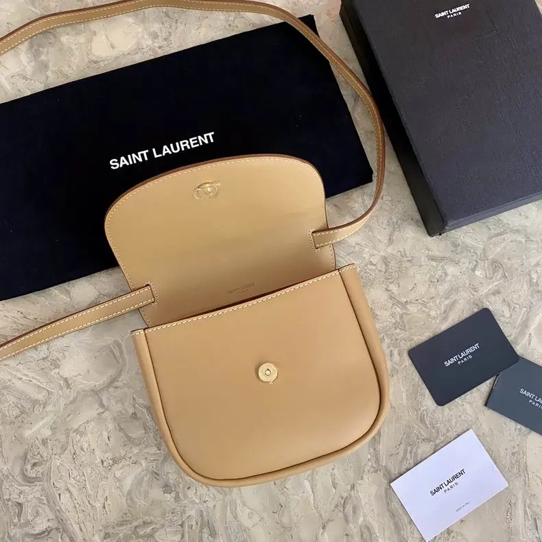 YSL Kaia Mini Bag Brown & White M1 2026 | Drip Kickz YSL Kaia Mini Bag Brown & White M1 - Image 3
