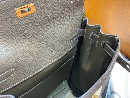 Hermes Kelly Ado Backpack Etoupe – Luxury Leather Backpack 2026 | Drip Kickz Hermes Kelly Ado Backpack Etoupe – Luxury Leather Backpack - Image 3