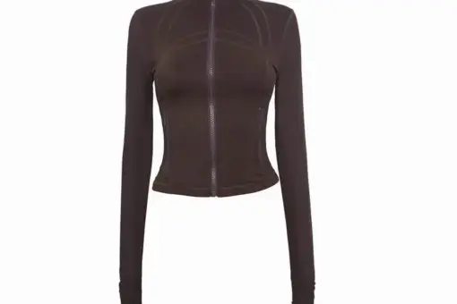 Lululemon Cropped sports sweatshirt Brown