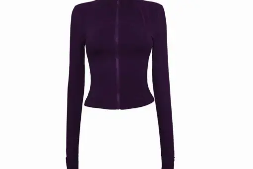 Lululemon Cropped sports sweatshirt Dark Purple