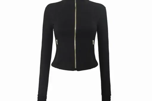 Lululemon Cropped sports sweatshirt Black