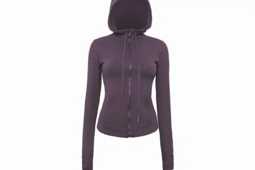 Lululemon Ladys Sports Jacket Purple Front View