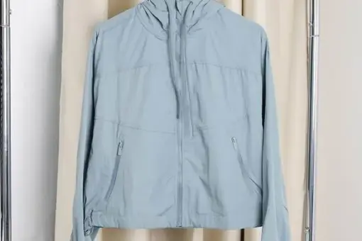 Lululemon Define Hooded Jacket Nulu Sky Blue