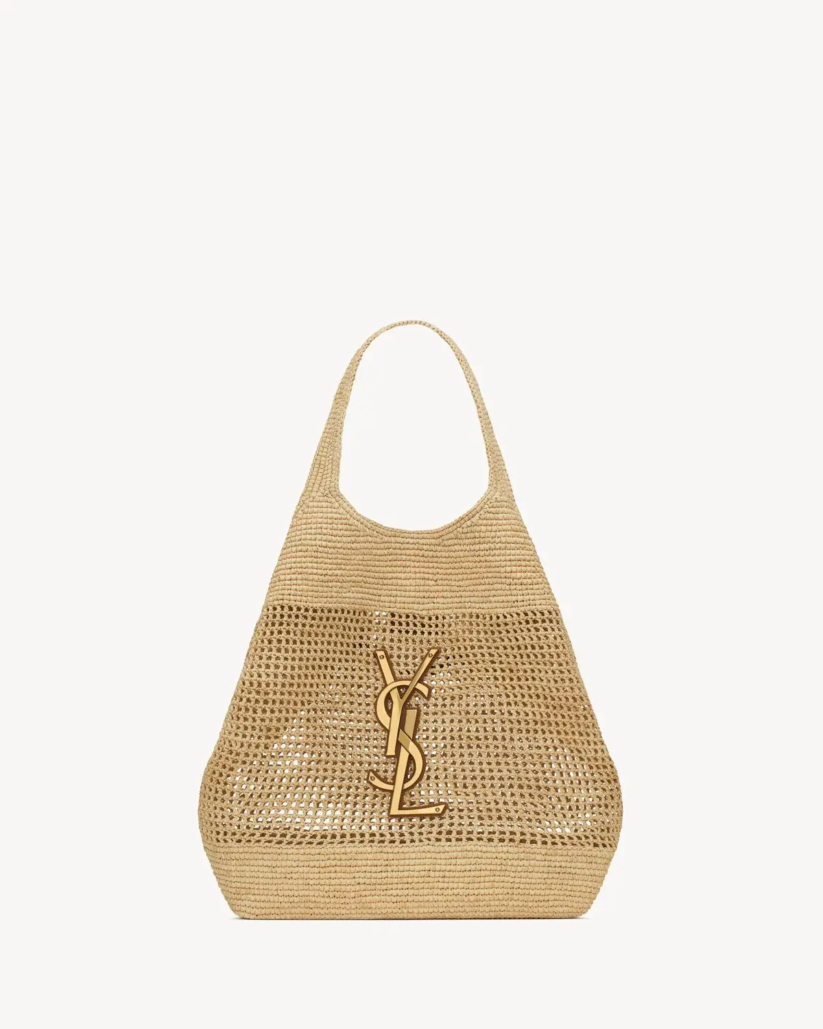 YSL Icare In Raffia Bag Brown Gold 2026 | Drip Kickz YSL Icare In Raffia Bag Brown Gold