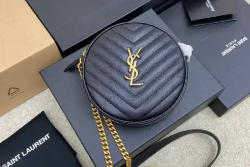 YSL Bag Round Black