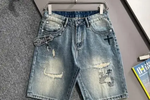 Chrome Hearts Shorts Wash Jeans