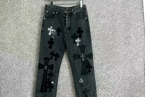 Chrome Hearts Jeans Grey