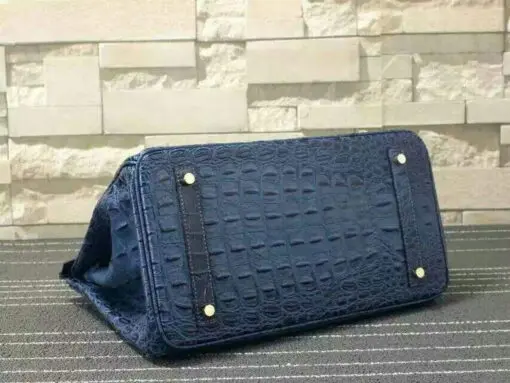 Hermes Birkin Bag Crocodile Blue 2026 | Drip Kickz Hermes Birkin Bag Crocodile Blue - Image 3