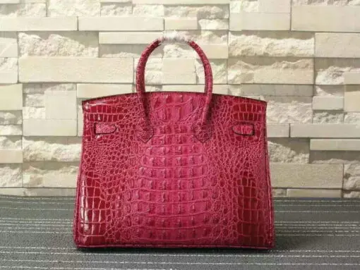 Hermes Birkin Bag Crocodile Red 2026 | Drip Kickz Hermes Birkin Bag Crocodile Red - Image 3