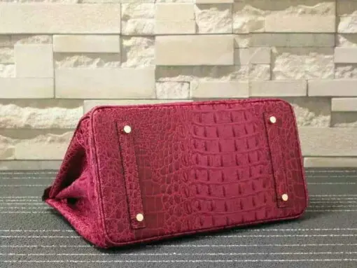 Hermes Birkin Bag Crocodile Red 2026 | Drip Kickz Hermes Birkin Bag Crocodile Red - Image 2