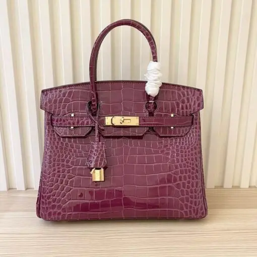 Hermes Birkin Togo Bag Crocodile Maroon 2026 | Drip Kickz Hermes Birkin Togo Bag Crocodile Maroon