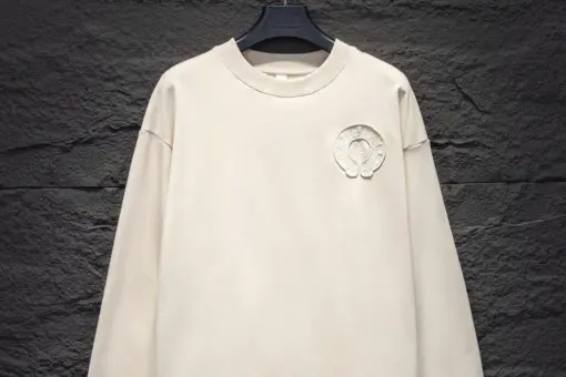 Chrome Hearts Long Sleeve Sweatshirt Cream White