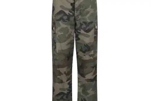 Chrome Hearts Camouflage Flare Pants Military Green