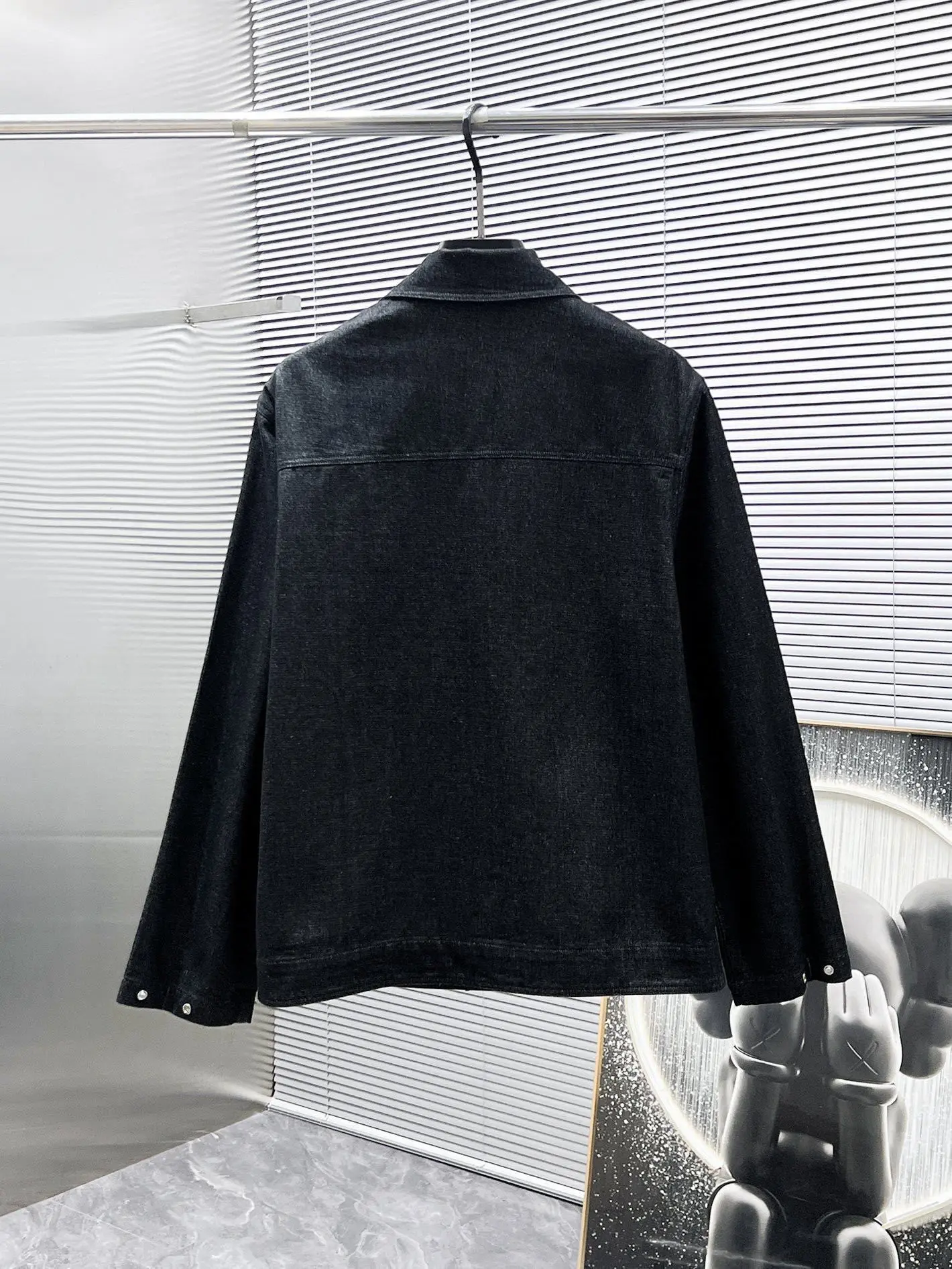 Chrome Hearts Denim Multicolor Embroidered Logo Jacket Black 2026 | Drip Kickz Chrome Hearts Denim Multicolor Embroidered Logo Jacket Black - Image 2