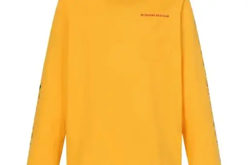 Chrome Hearts Scroll Label Long Sleeve Sweatshirt Yellow