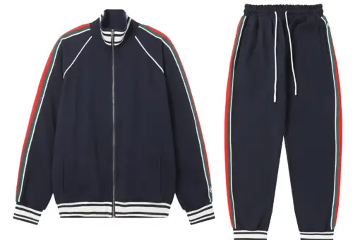 Gucci GG Supreme Stripe Track – Luxury Designer Tracksuit with Iconic Stripes.