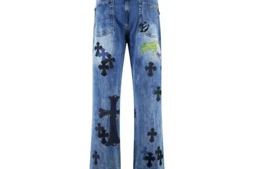 Chrome Hearts Jeans Blue M1