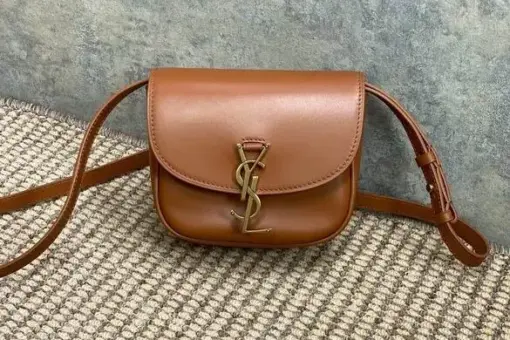Saint Laurent Kaia Mini Bag Brown – Luxury Designer Handbag