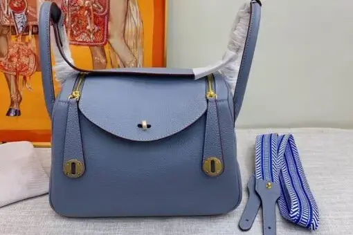 Hermes Lindy Small Bag Navy Blue