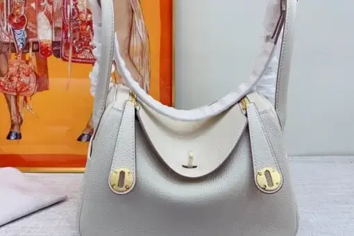 Hermes Lindy Small Bag White