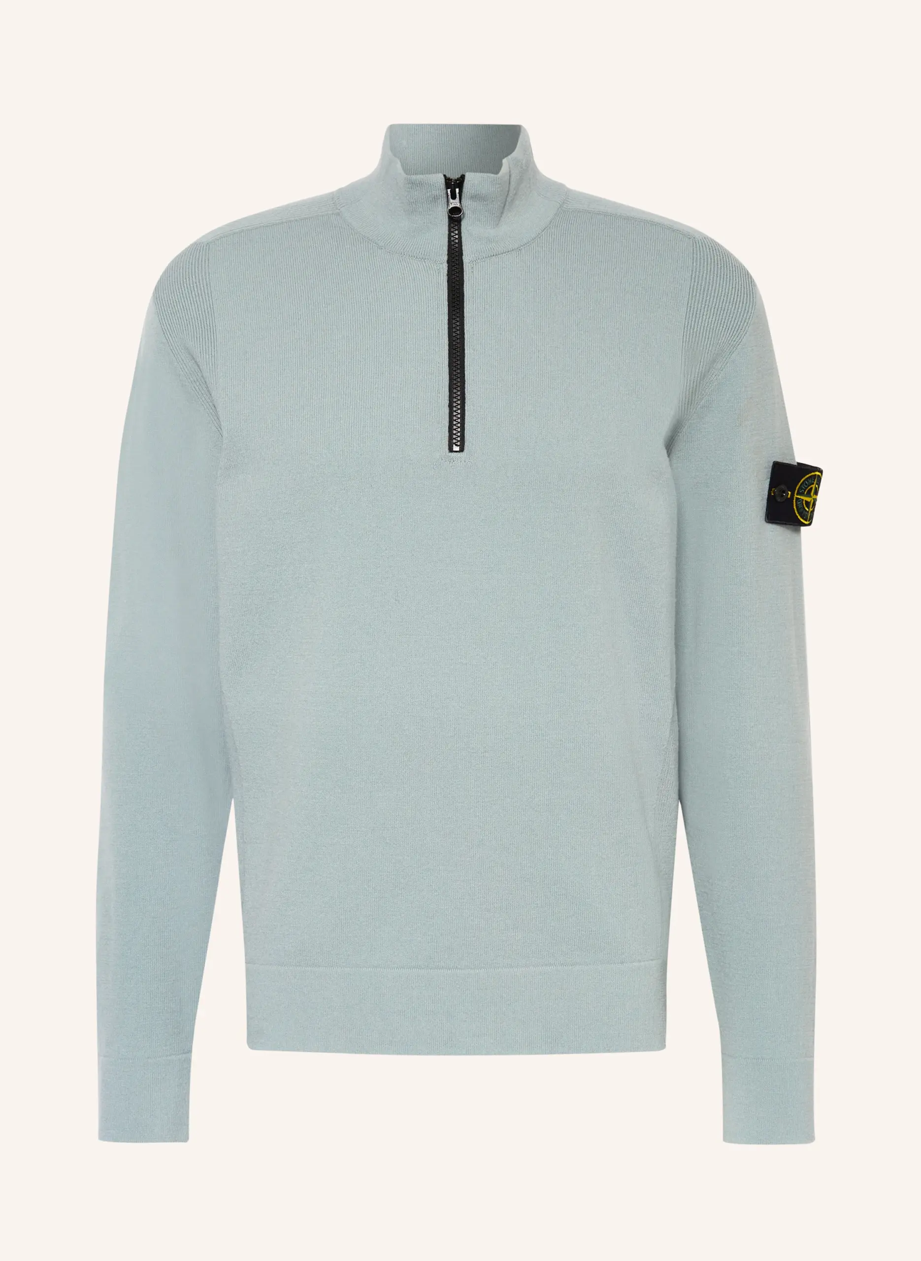 Stone Island vanisé ribbed sweater green 2026 | Drip Kickz Stone Island vanisé ribbed sweater green
