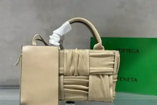 Bottega Veneta Arco Tote Bag Golden