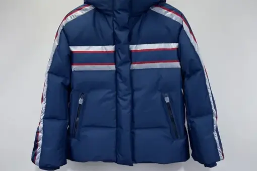 Dior Down Jacket Blue And White M1