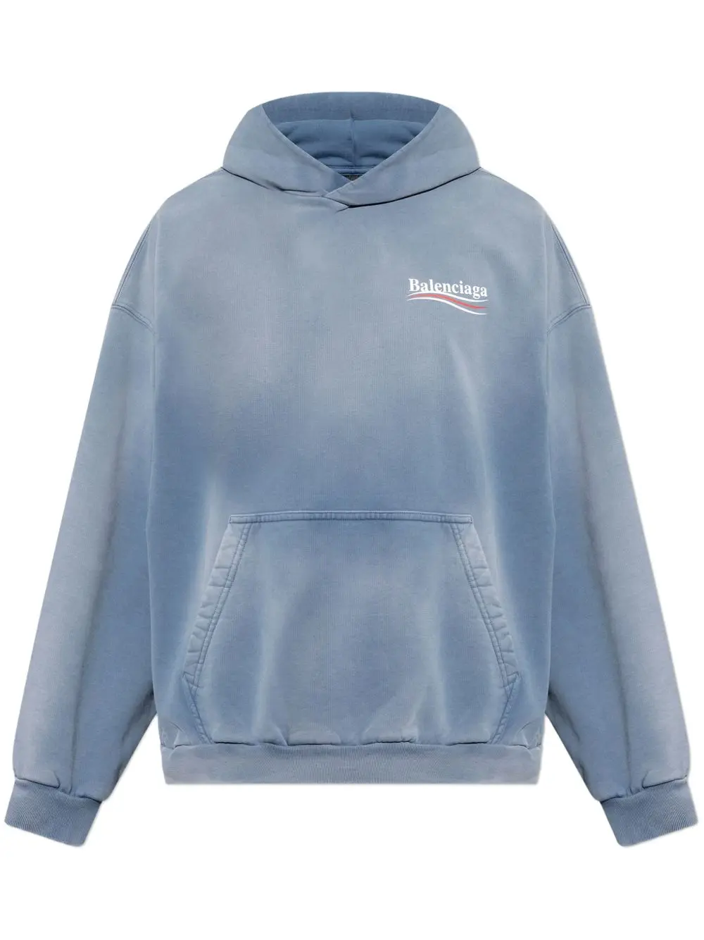 Balenciaga logo-print hoodie blue 2026 | Drip Kickz Balenciaga logo-print hoodie blue