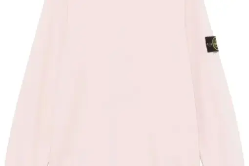 Stone Island Compass-badge sweatshirt light pink