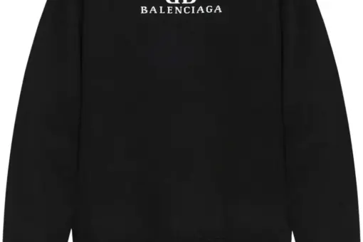 Balenciaga logo sweater black