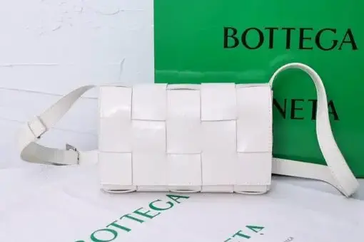 Bottega veneta Candy Cassette Bag White