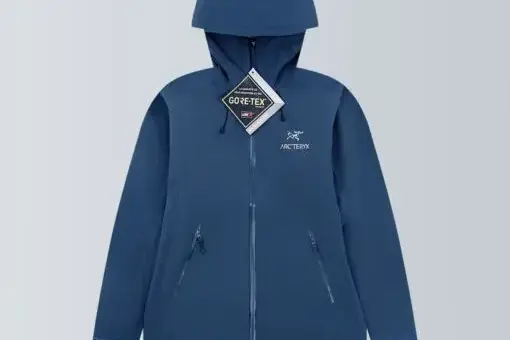 ARCTERYX Windbreaker Darkblue GORE-TEX front view