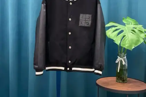 Givenchy Varsity Bomber Jacket Black